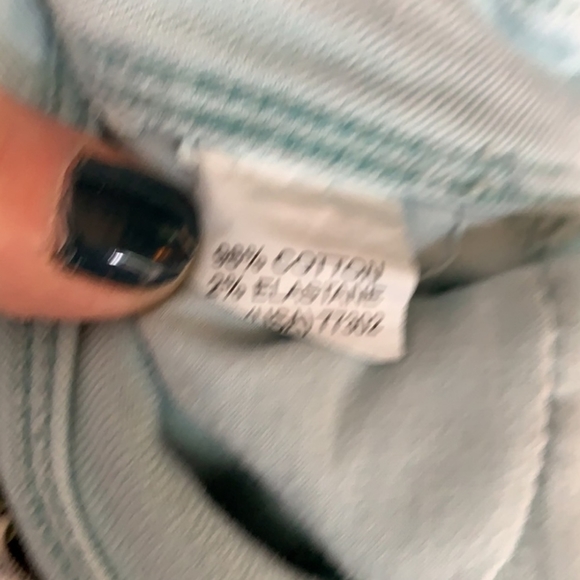 Zara mint green core denim slim fit skinny jeans Size 6 - Picture 9 of 10